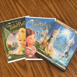 Disney Tinker Bell DVD Collection - Green, Blue, White